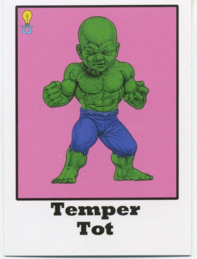 Ron English - "Temper Tot" trading card