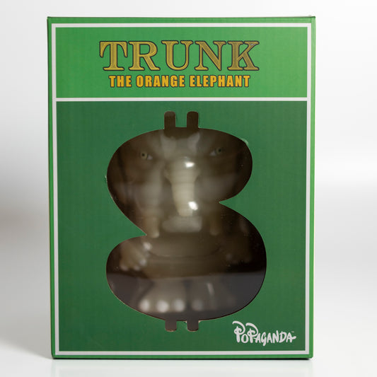 Ron English - Trunk, The Orange Elephant - vinyl sculpture GiD