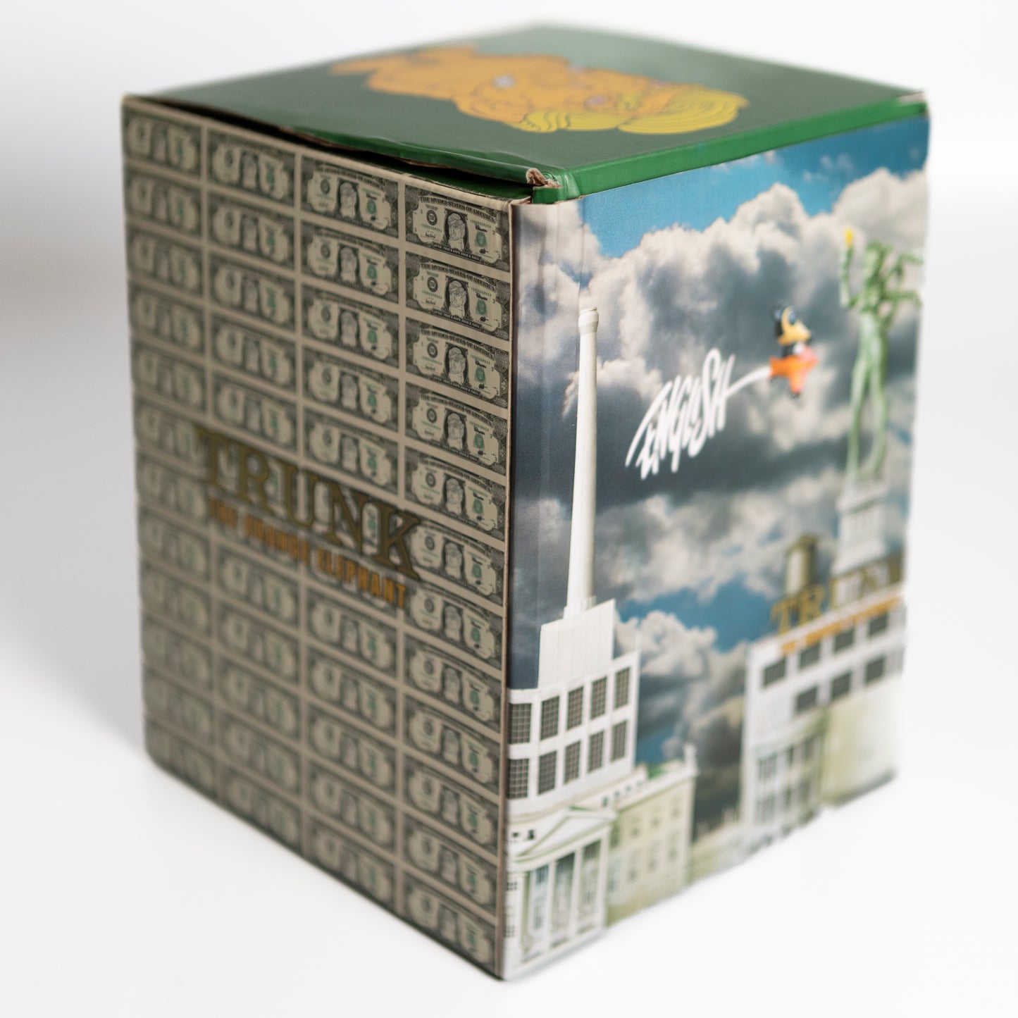Ron English - Trunk, The Orange Elephant - vinyl sculpture GiD