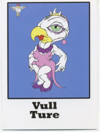 Ron English - "Vull Ture" trading card