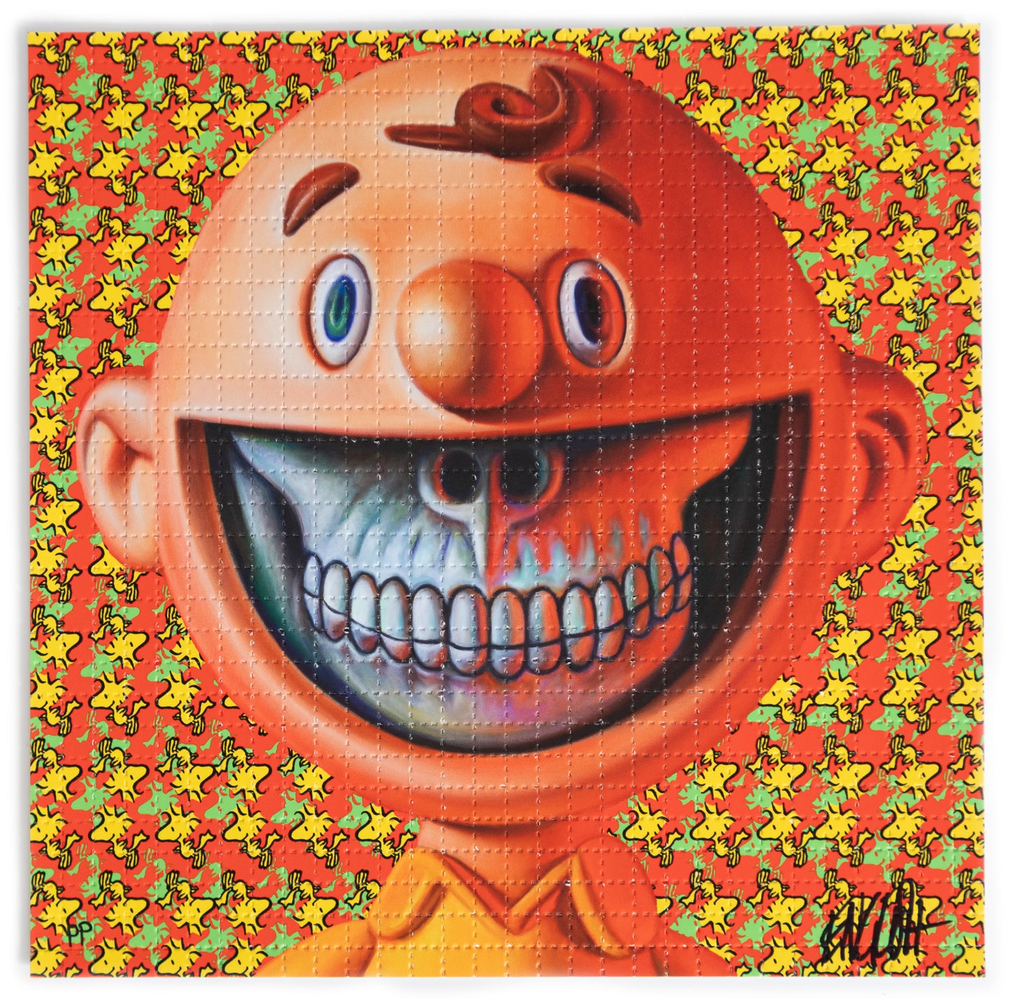 Ron English - "Woodstock Daze" blotter print Limited Edition Printer's Proof