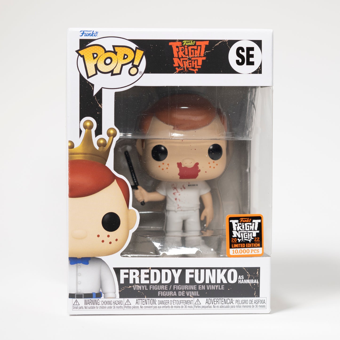 Funko Pop Fright Night SE Freddy Funko as Hannibal 2022 Funko Fright Night Limited Edition