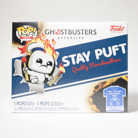 Funko Pop Movies Ghostbusters Afterlife 936 Mini Puft T-Shirt box set Size XL Glow in the Dark Target Exclusive