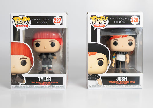 Funko Pop Twenty One Pilots Josh 226 & Tyler 227