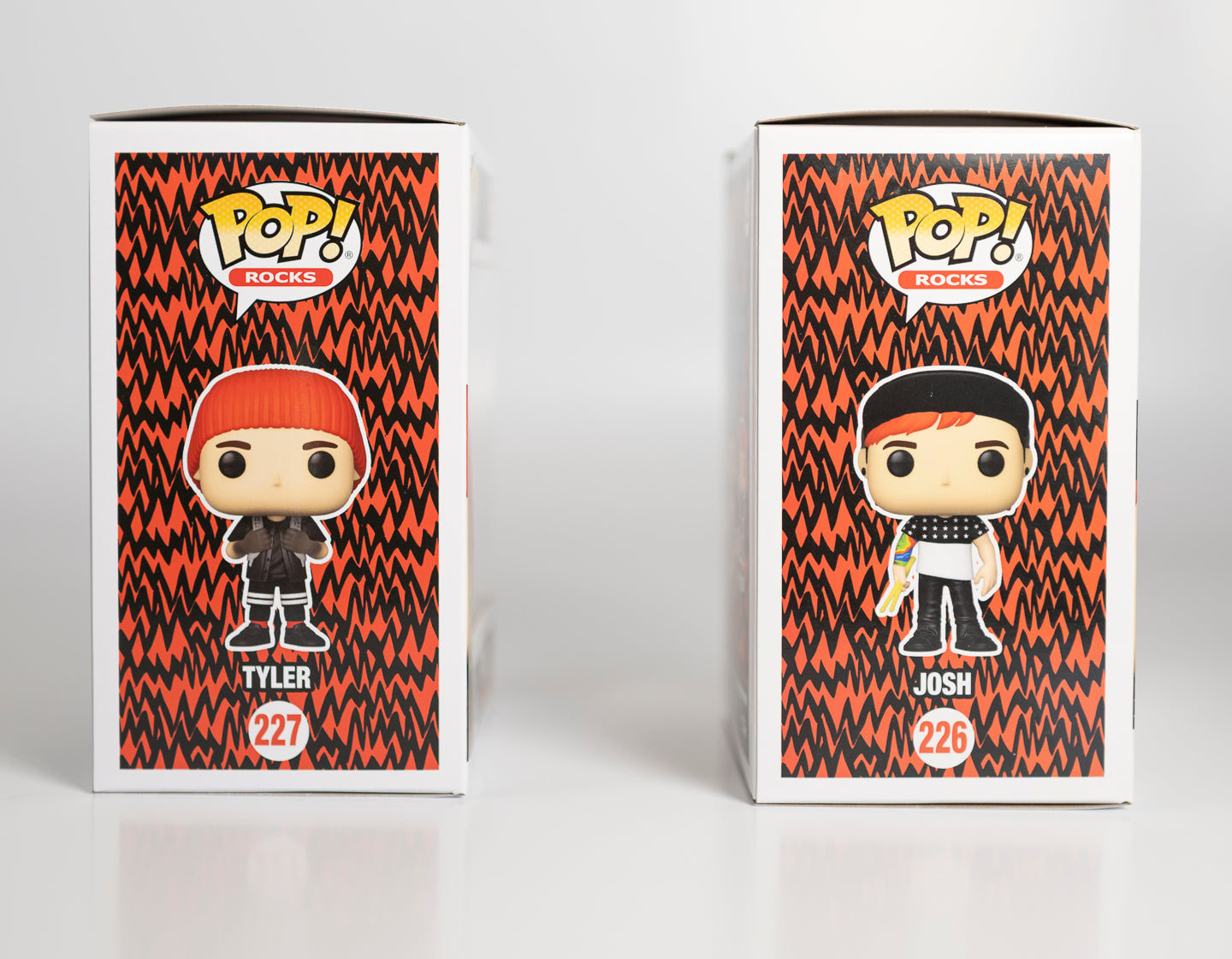 Funko Pop Twenty One Pilots Josh 226 & Tyler 227