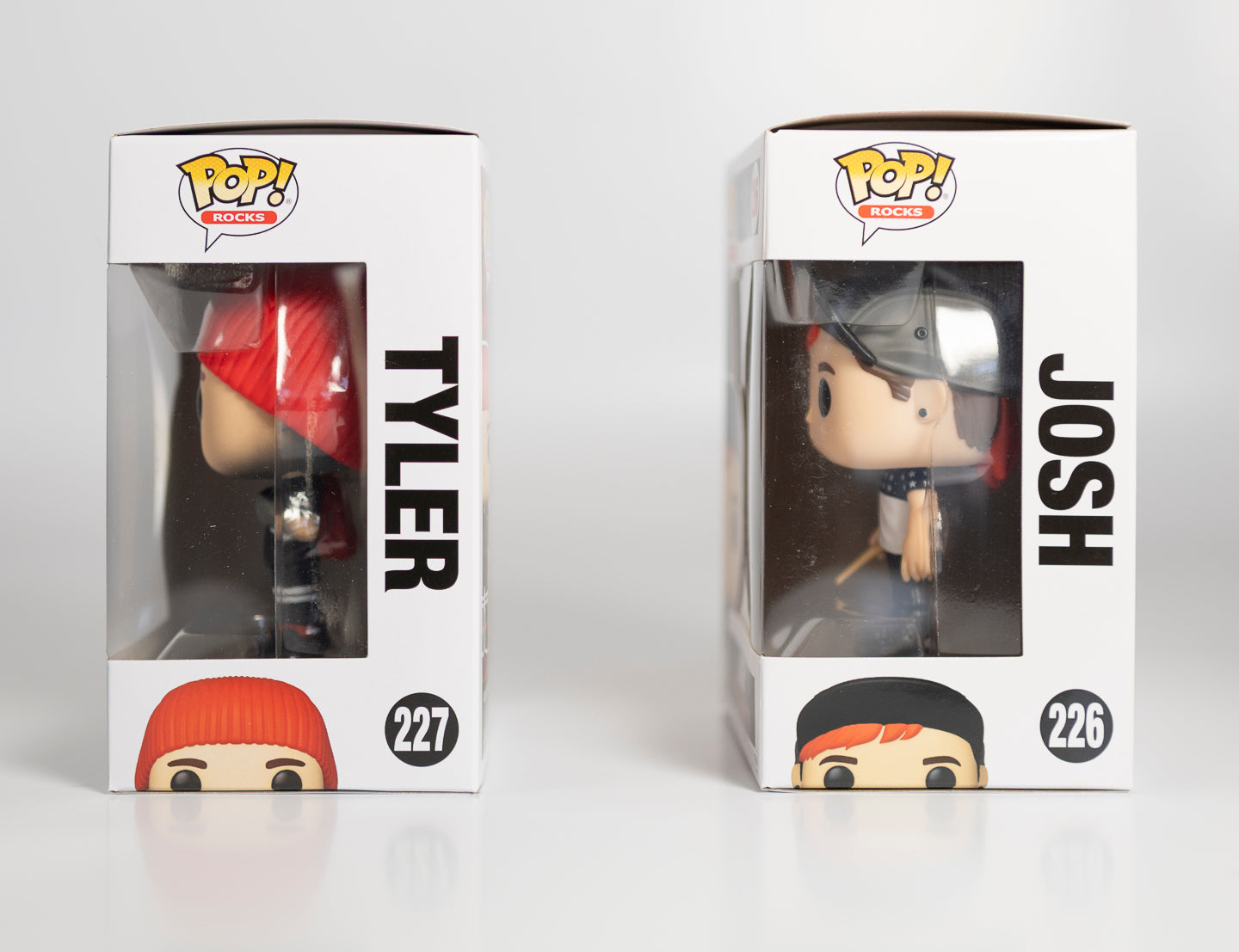 Funko Pop Twenty One Pilots Josh 226 & Tyler 227