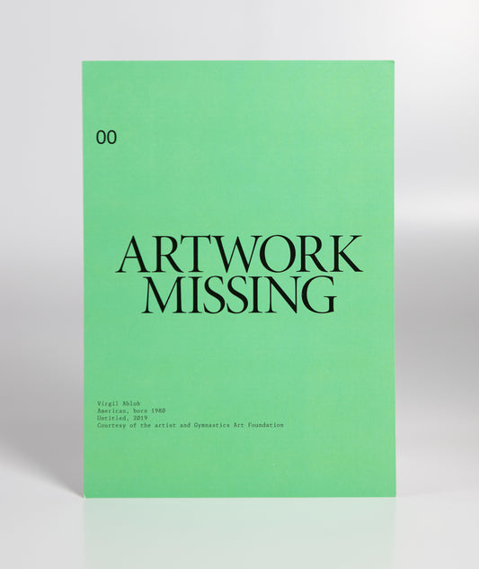 Virgil Abloh - "Artwork Missing" postcard print