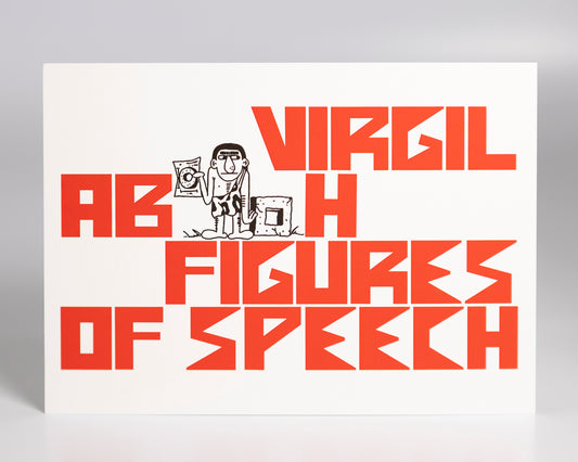Virgil Abloh - "Figures of Speech" doodle postcard print