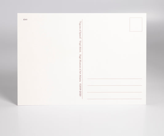 Virgil Abloh - "Figures of Speech" fighter jet postcard print