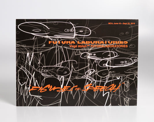 Virgil Abloh x Futura - "Figures of Speech" Futura Laboratories black postcard print