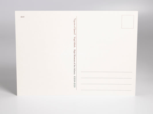 Virgil Abloh - "Figures of Speech" "Television" postcard print