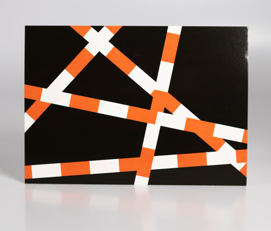 Virgil Abloh - "Figures of Speech" caution tape postcard print