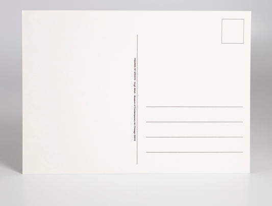 Virgil Abloh - "Figures of Speech" caution tape postcard print