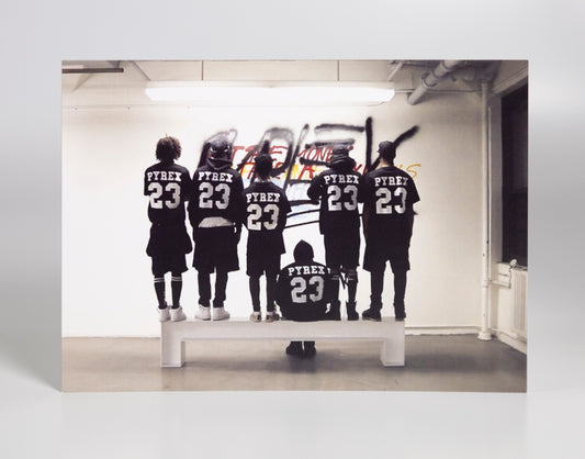 Virgil Abloh - "Figures of Speech" "Pyrex" team postcard print