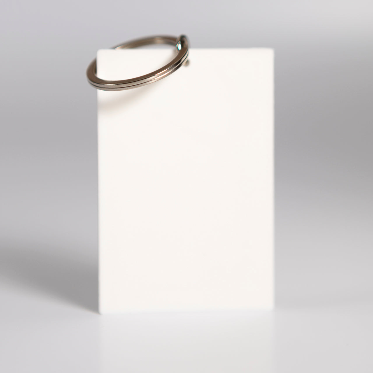 Virgil Abloh - "Figures of Speech" "n.1 Alliteration" white keychain