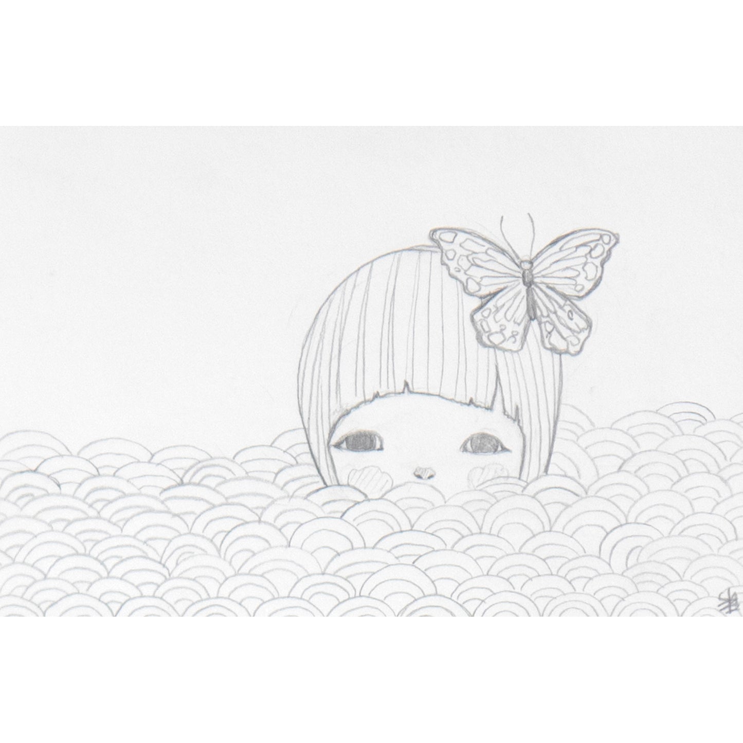 Yoskay Yamamoto - original graphite drawing