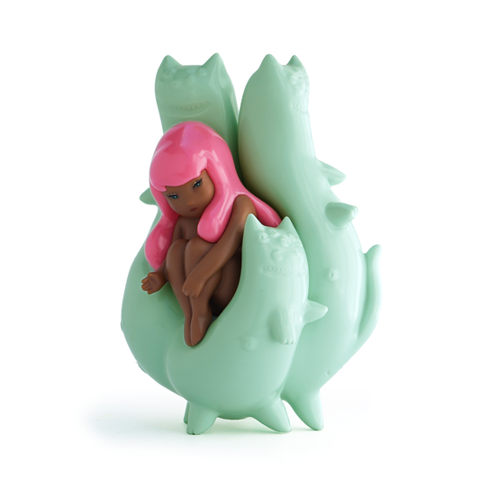 Soey Milk UYU & Assteriskat - Moon Jelly vinyl sculpture