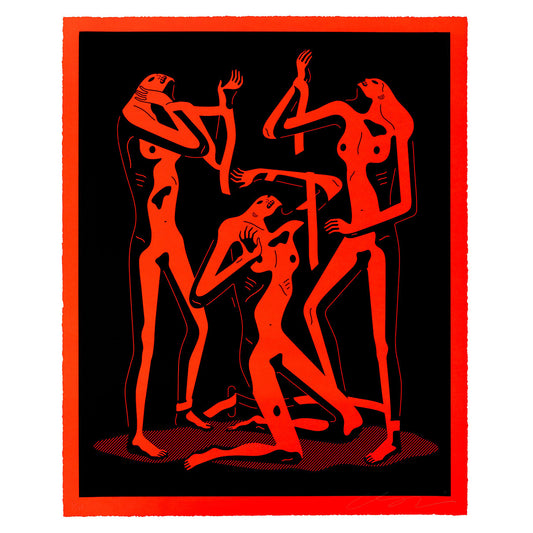 Cleon Peterson - "Sirens (Red)" print