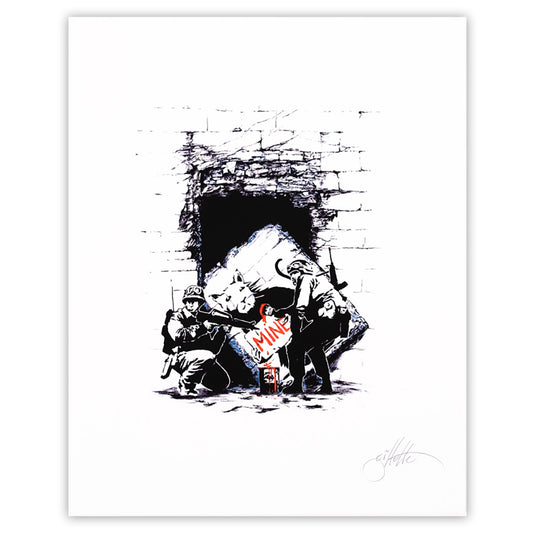 Jeff Gillette - "Art in Action - Stealing Banksy" print