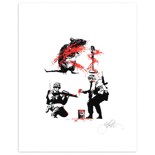 Jeff Gillette - "Art in Action - Blek Le Rat I" print