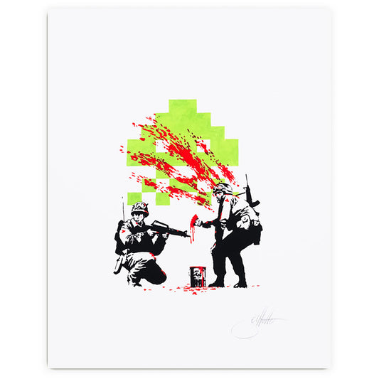 Jeff Gillette - "Art in Action - Invader" print
