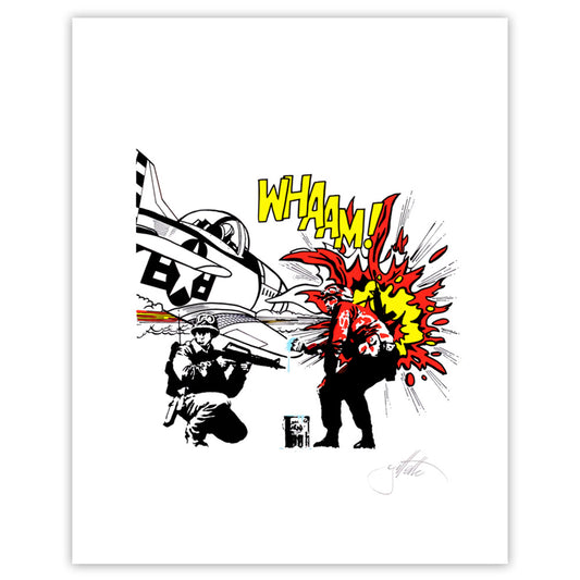 Jeff Gillette - "Art in Action - Lichtenstein" print