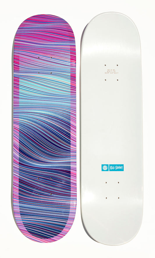 Kai and Sunny x Element - "Moon Always Shining" skate deck