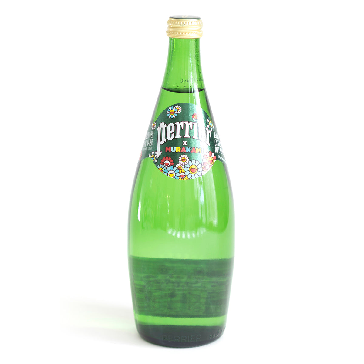 Takashi Murakami - "Perrier" 1pt glass bottle