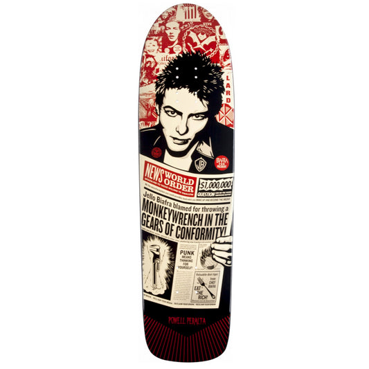 Obey Giant | Shepard Fairey - "Jello Biafra" skate deck unsigned
