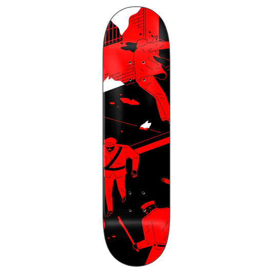 Cleon Peterson - "Rule of Law" skate deck #2