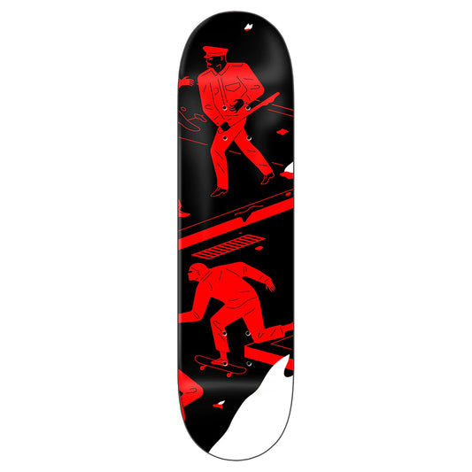 Cleon Peterson - "Rule of Law" skate deck #3