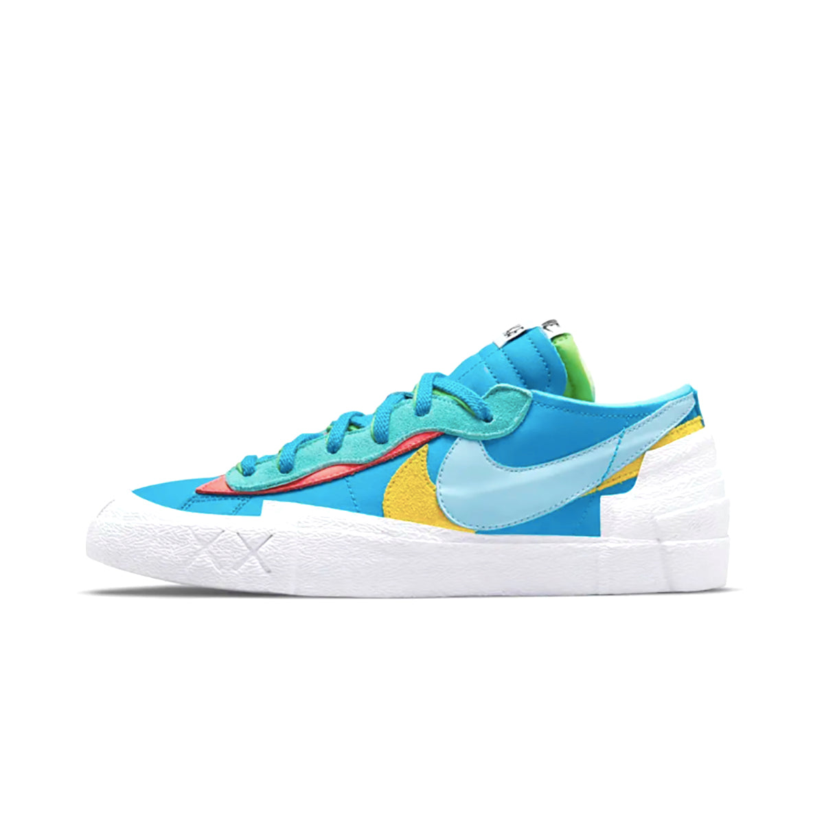 KAWS x Nike Sacai  Blazer Low shoes Neptune Blue