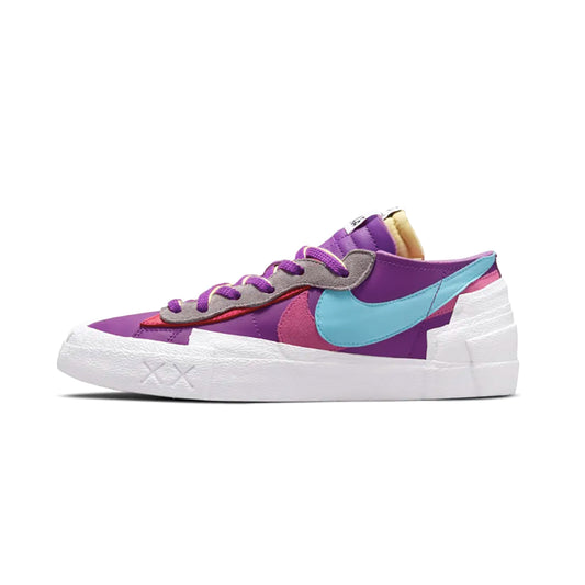 KAWS x Nike Sacai  Blazer Low shoes Purple Dusk