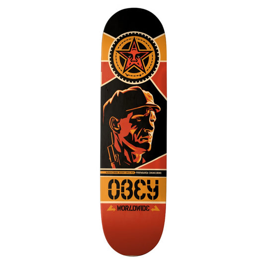 Obey Giant | Shepard Fairey - "Obey Factory Worker" skate deck signed